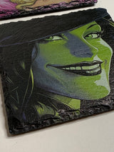 Wicked Witch And Glinda Slate Coasters