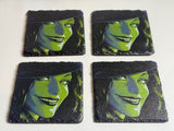 Wicked Witch And Glinda Slate Coasters