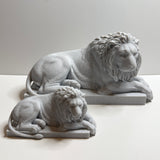 Recumbent Lion Statue - Small