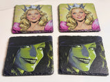 Wicked Witch And Glinda Slate Coasters