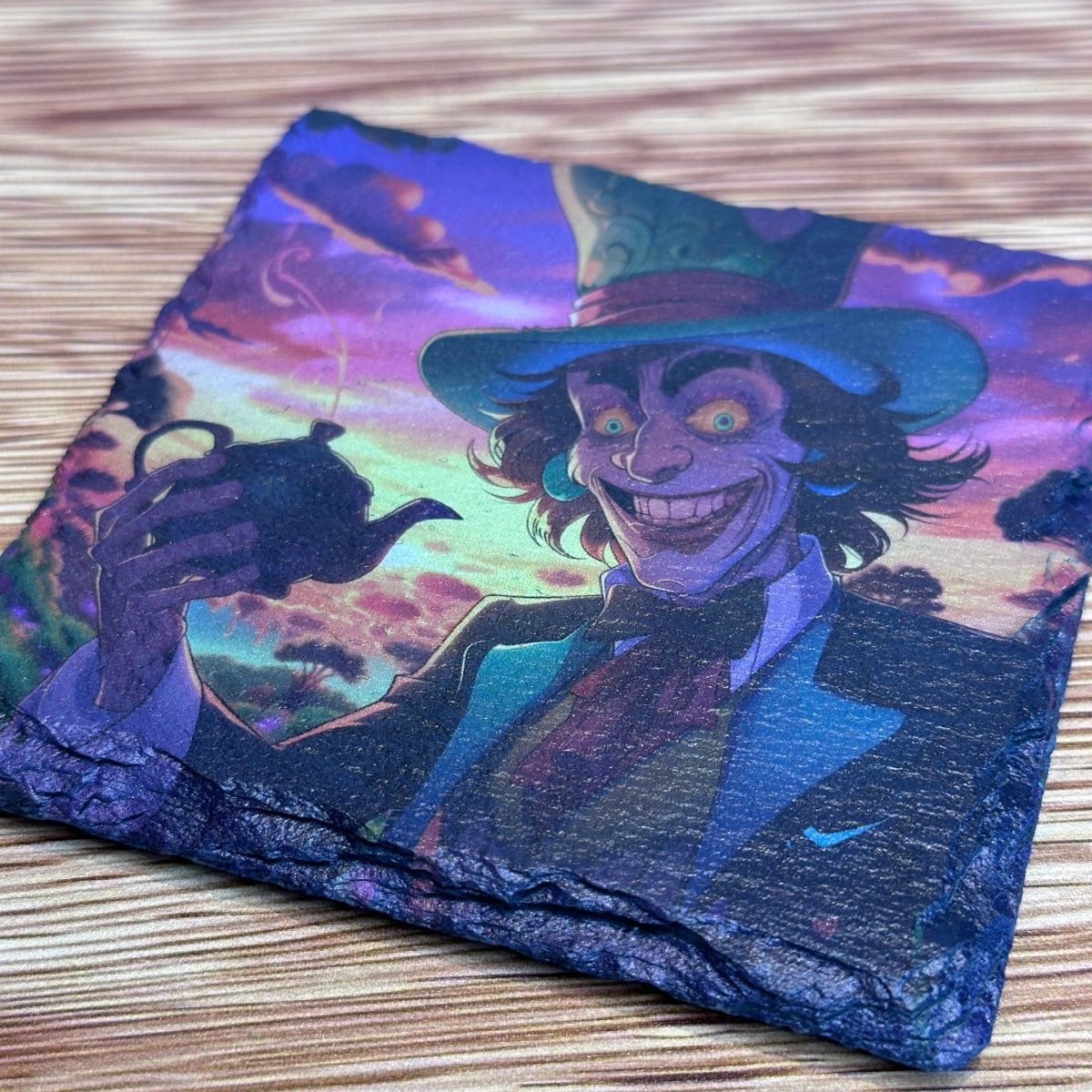 Alice in Wonderland Anime Style Slate Coaster - Set of any 4 - GameOn.games