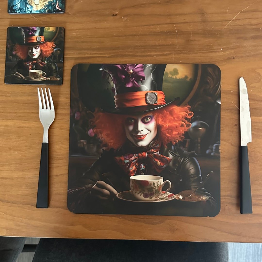 Alice in Wonderland Wooden Placemats - GameOn.games