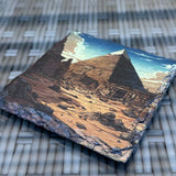 Ancient Ruins Slate Coaster - Ancient Egypt Ruins - GameOn.games