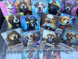 Dogs with Jobs Slate Coasters - Army Dog - GameOn.games