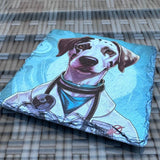 Dogs with Jobs Slate Coasters - Doctor Dog - GameOn.games