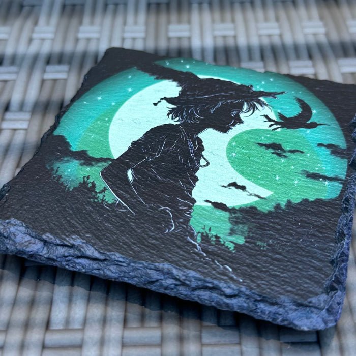 Fairytale Silhouette Slate Coasters - Peter Pan - GameOn.games