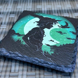 Fairytale Silhouette Slate Coasters - Peter Pan - GameOn.games