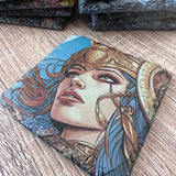 Greek Gods Slate Coasters - Athena - GameOn.games