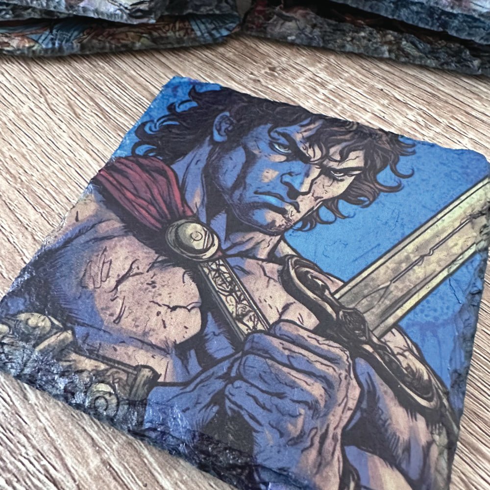 Greek Gods Slate Coasters - Heracles - GameOn.games