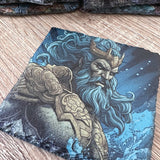 Greek Gods Slate Coasters - Poseidon - GameOn.games