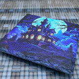 Halloween Slate Coasters - Haunted Mansion - GameOn.games