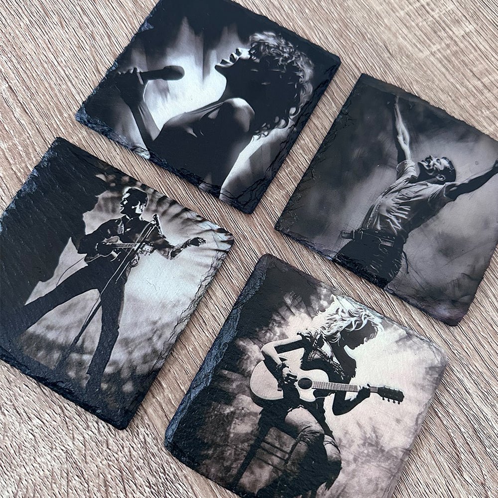 Music Legends Slate Coasters - Elvis - GameOn.games