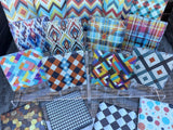 Pattern Slate Coasters - Argyle #1 - GameOn.games