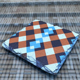 Pattern Slate Coasters - Argyle #3 - GameOn.games