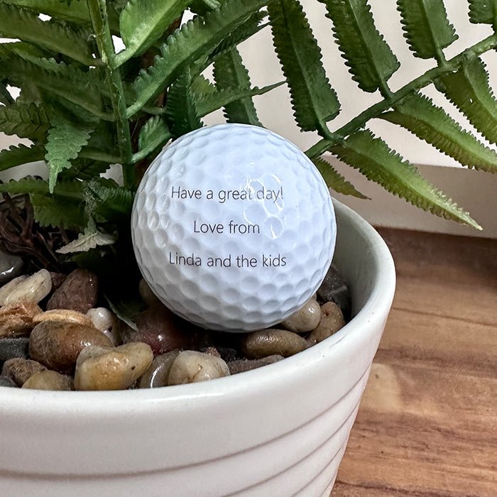 Personalised Fathers Day Golf Ball - GameOn.games