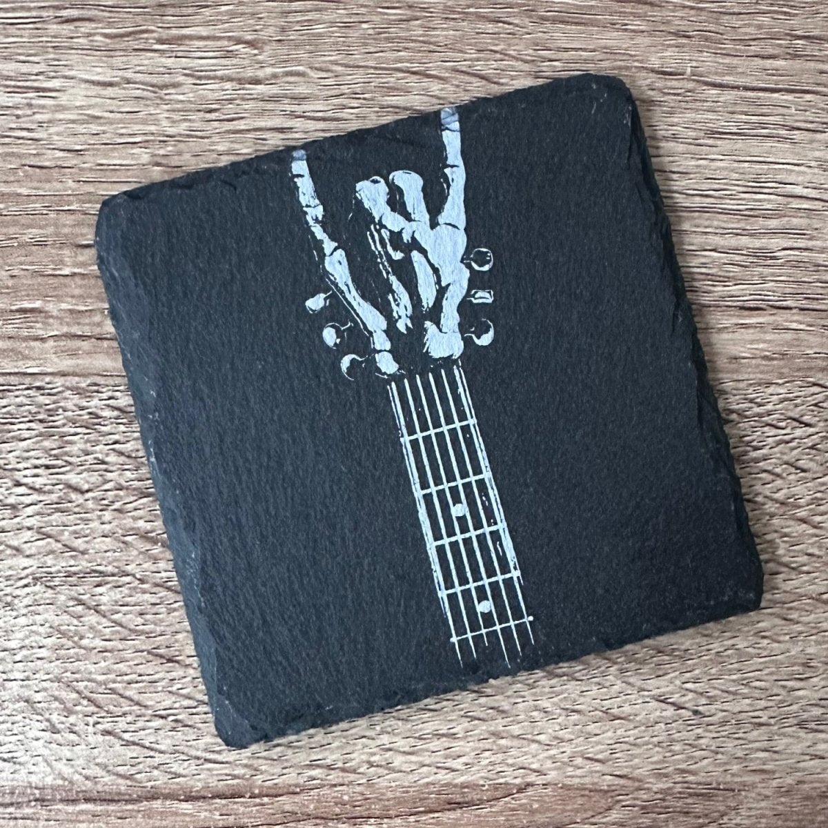 Rock n Roll Slate Coasters - Guitar - GameOn.games