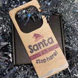 Santa Stop Here Door Hanger - GameOn.games