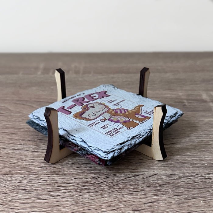 Slate Coaster Holder - GameOn.games